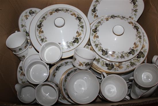 Royal Doulton Larchmont part dinner & tea service (approx 66 pce) & a Juno 39-pce tea set